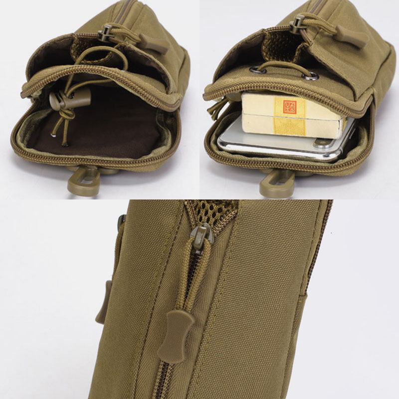 Herr Vattenflaskväska Outdoor Sports Bag Tactical Bag Midjeväska Fanny Pack