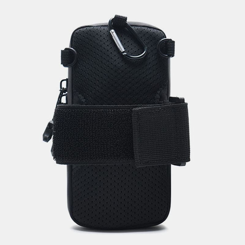 Män Casual Vattentät Dacron Air Permeability 6.6 Tums Telefonväska Midjeväska Crossbody-väska Axelväska