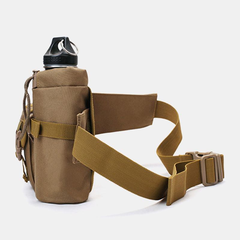 Män Nylon Kamouflage Multifunktion Utomhus Vattenflaska Midjeväska Tactical Bag