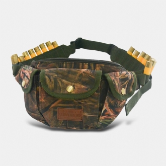 Män Oxford Camouflages Multifunction Outdoor Hunting Midjeväska Justerbar Tactical Bag