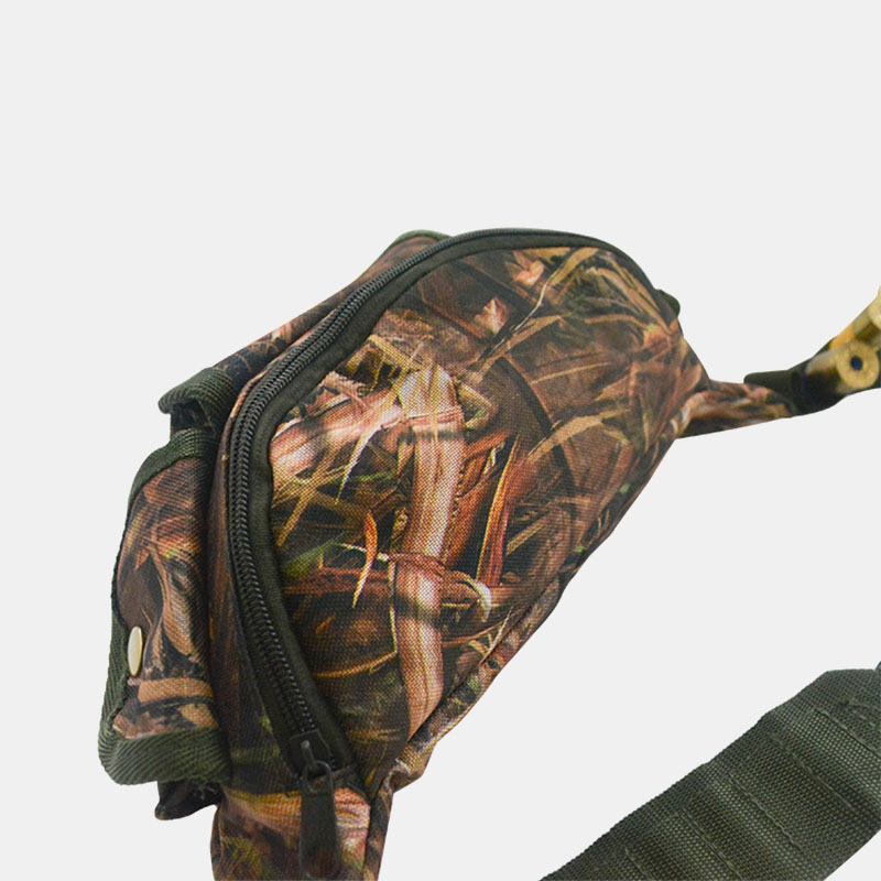 Män Oxford Camouflages Multifunction Outdoor Hunting Midjeväska Justerbar Tactical Bag