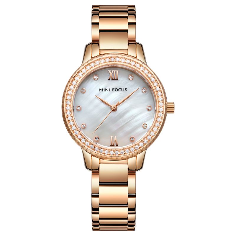 Lyxmärke Modestil Dam Armbandsur Diamond Dam Quartz Watch