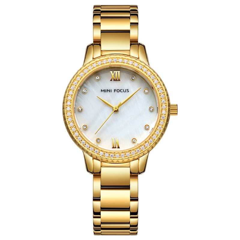 Lyxmärke Modestil Dam Armbandsur Diamond Dam Quartz Watch