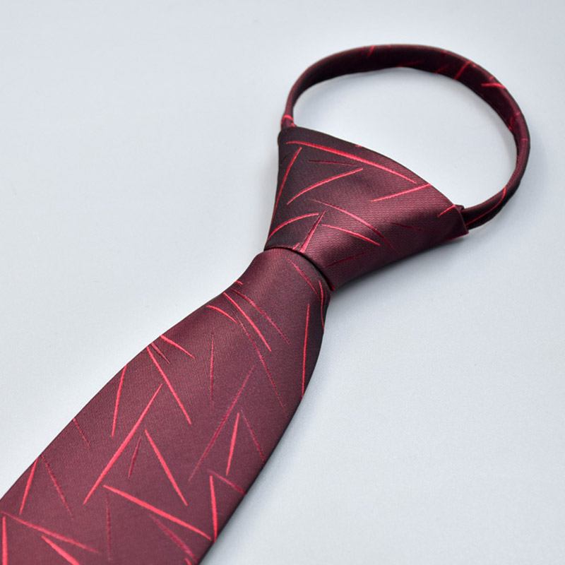 Gentleman Business Processional Laze Zipper Tie