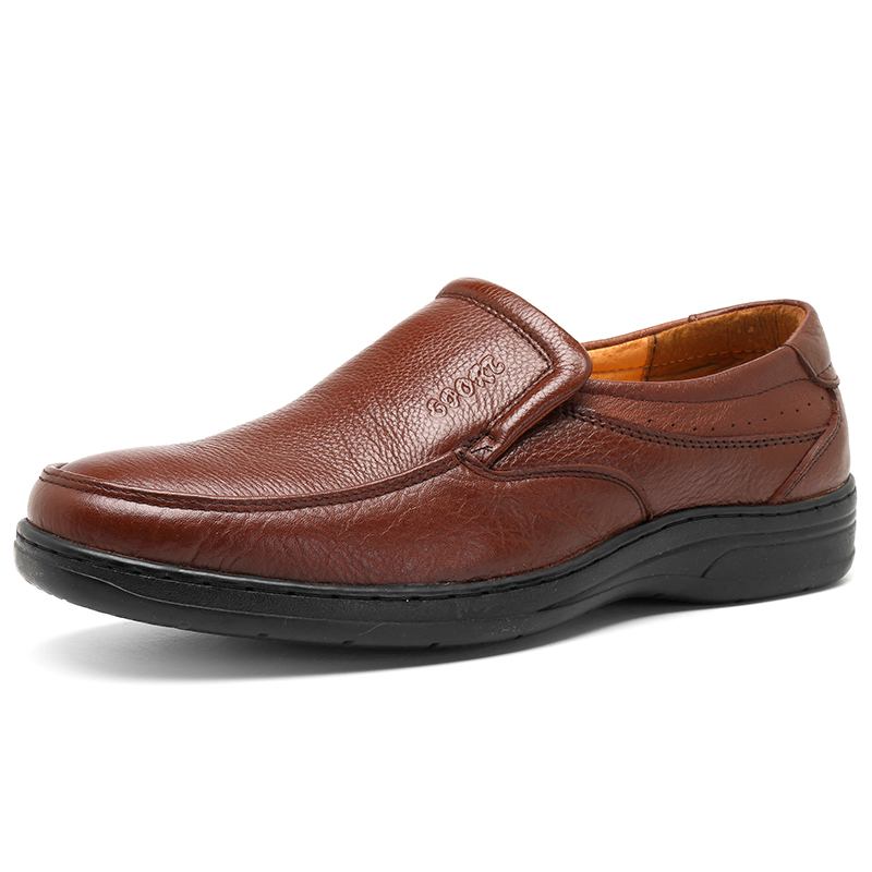 Män Äkta Läder Bekväm Slip On Oxfords