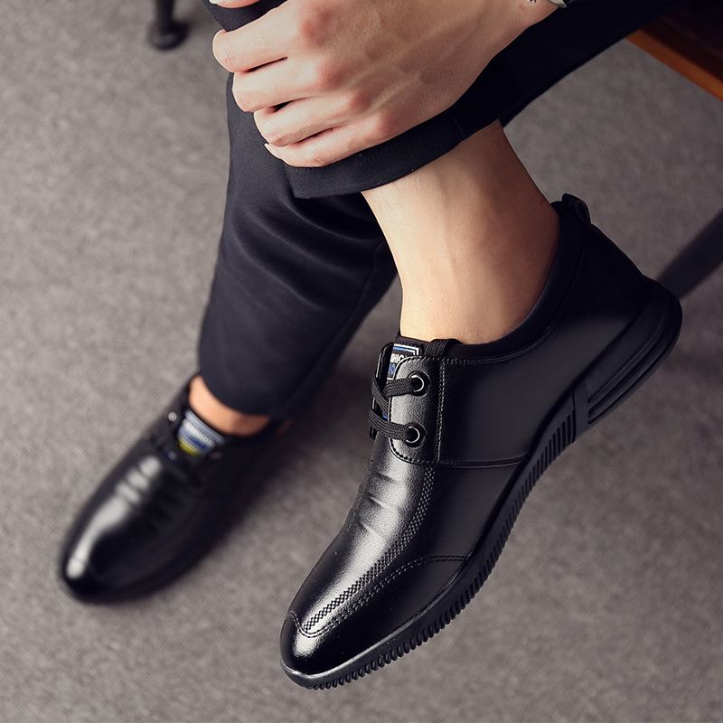 Män Microfiber Business Casual Oxfords