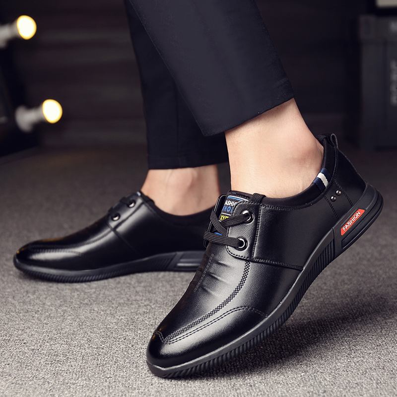 Män Microfiber Business Casual Oxfords