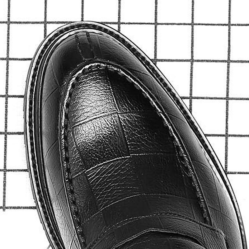 Microfiber Läder Casual Business Oxfords