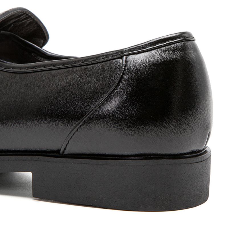 Randigt Rhombus Mönster För Män Slip-on Mjuk Sula Casual Business Skor