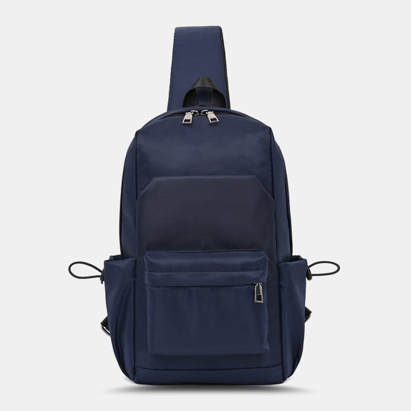 Män Oxford Bröstväska Med Stor Kapacitet Multi-pockets Crossbody Bag Axelväska