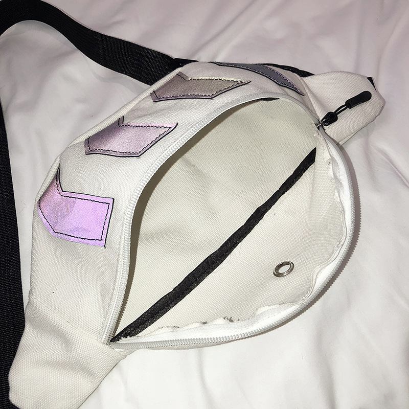 Män Reflekterande Taktisk Hip-hop Chest Bag Crossbody Bag Sling Bag