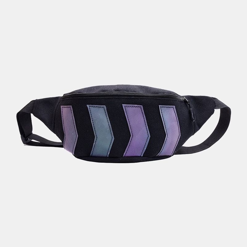 Män Reflekterande Taktisk Hip-hop Chest Bag Crossbody Bag Sling Bag