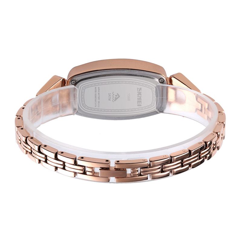 Diamond Rectangle Dial Ladies Armband Watch Full Steel Touch Screen Digital Watch