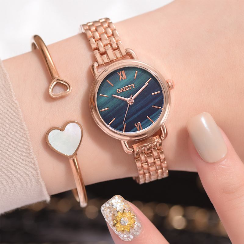 Elegant Design Damarmbandsur Casual Style Damklocka Quartz Watch