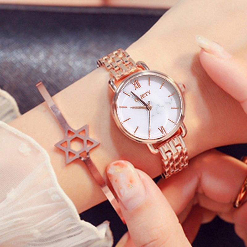 Elegant Design Damarmbandsur Casual Style Damklocka Quartz Watch