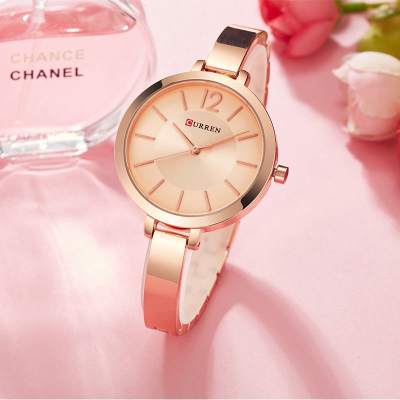 Fodral Casual Style Dam Armband Watch Gift Waterproof Quartz Watch