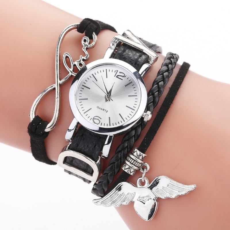 Love Dress Dam Armband Watch Retro Style Quartz Watches