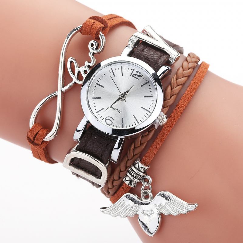 Love Dress Dam Armband Watch Retro Style Quartz Watches