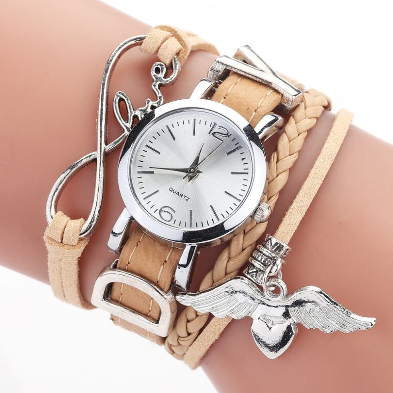 Love Dress Dam Armband Watch Retro Style Quartz Watches