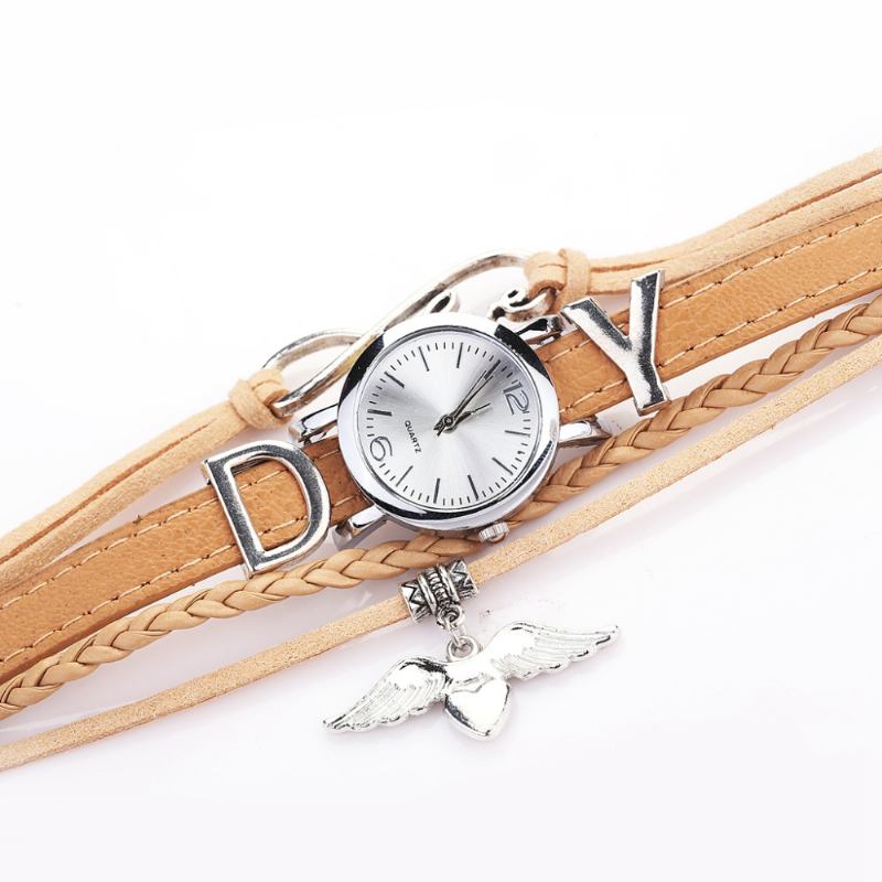 Love Dress Dam Armband Watch Retro Style Quartz Watches