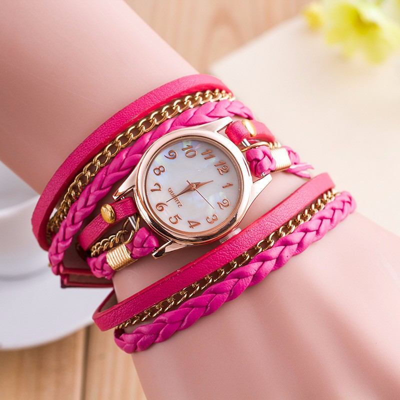 Mode Casual Shell Yta Diamond Armband Watch Dam Quartz Watch