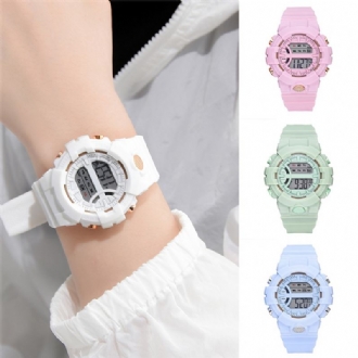 Mode Casual Time Week Display Silikonrem Led Digital Watch Damklocka