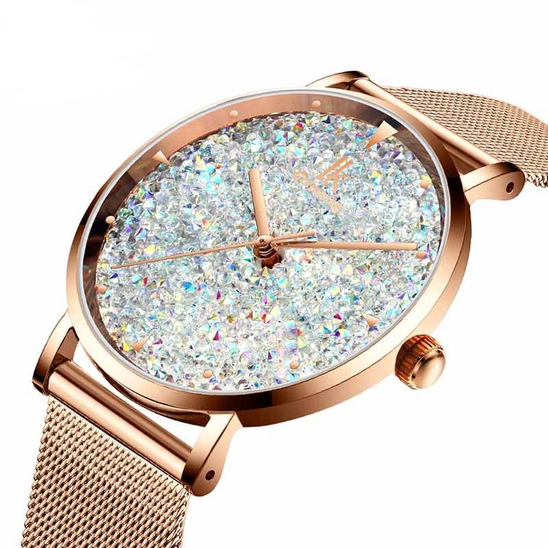 Mode Style Gypsophila Urtavla Dam Magnetic Watch Ultra Thin Quartz Watch