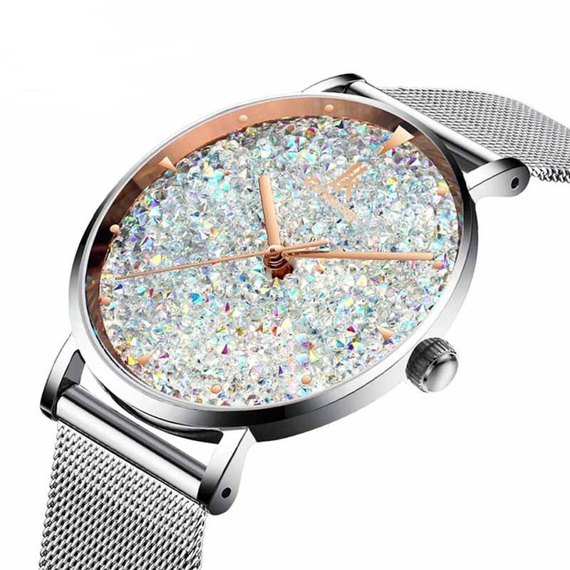 Mode Style Gypsophila Urtavla Dam Magnetic Watch Ultra Thin Quartz Watch