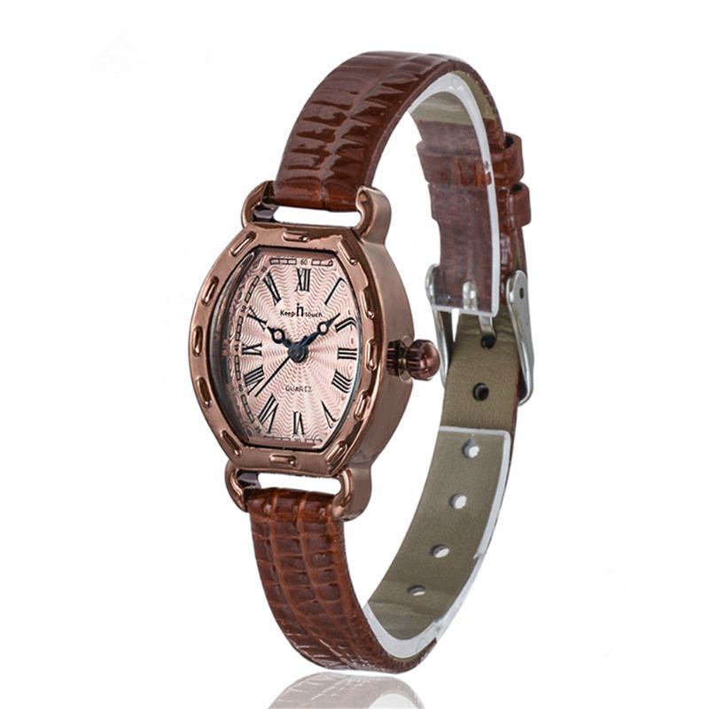 Rektangel Urtavla Kvinnor Armbandsur Mode Casual Dam Quartz Watch