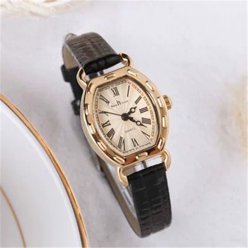 Rektangel Urtavla Kvinnor Armbandsur Mode Casual Dam Quartz Watch