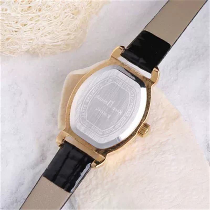 Rektangel Urtavla Kvinnor Armbandsur Mode Casual Dam Quartz Watch