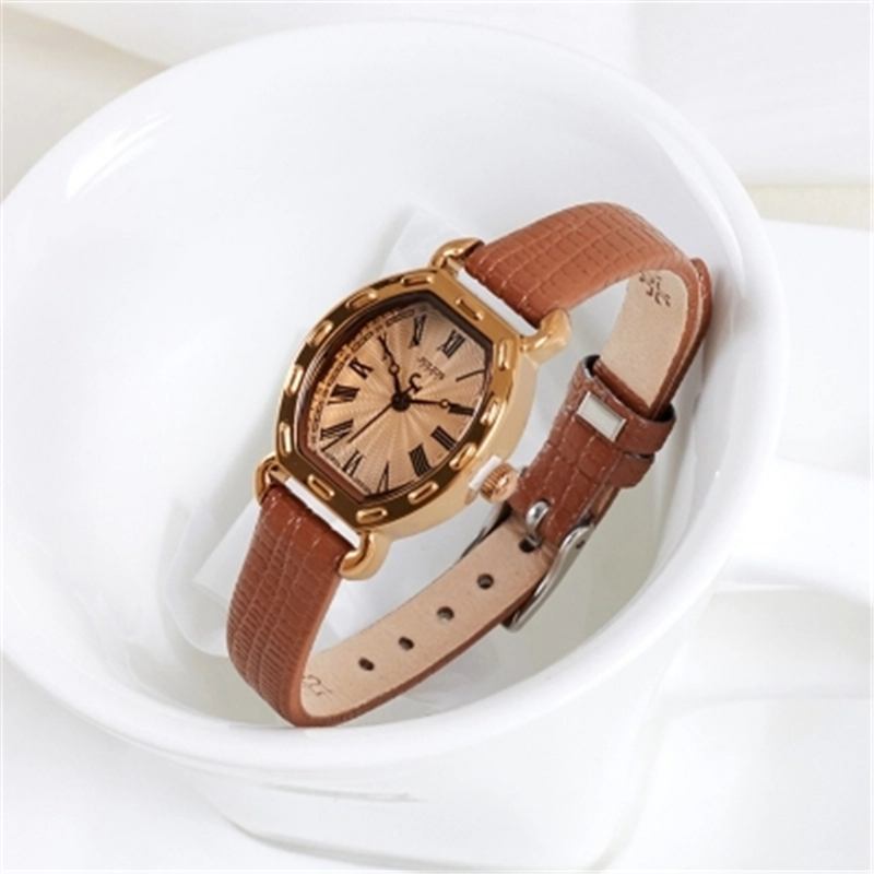 Rektangel Urtavla Kvinnor Armbandsur Mode Casual Dam Quartz Watch