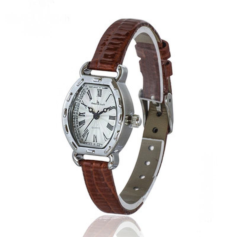 Rektangel Urtavla Kvinnor Armbandsur Mode Casual Dam Quartz Watch