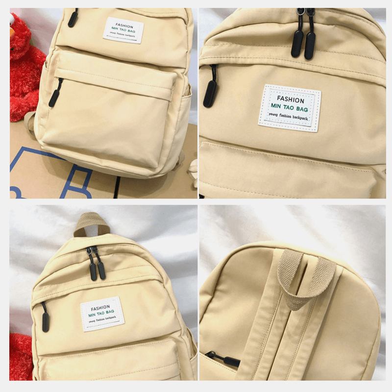 3 St Casual Backpack Axelväska Crossbody-väska För Män Kvinnor