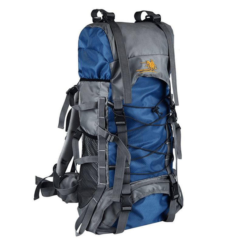 60l Outdoor Trekking Ryggsäck Vattentät Nylon Resväska Camping Bag