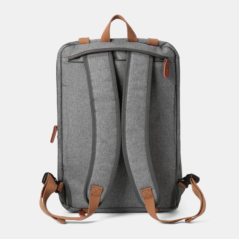 Män Casual Multicarry Stor Kapacitet 15.6/17 Tums Bärbar Datorväska Ryggsäck Crossbody-väska Med Flera Fickor