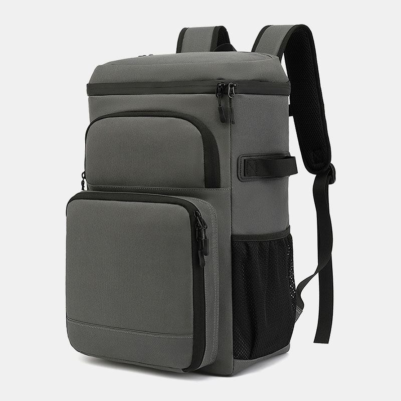 Män Casual Vattentät Stor Kapacitet Dacron-ryggsäck Multi-pocket Outdoor Camping Bag