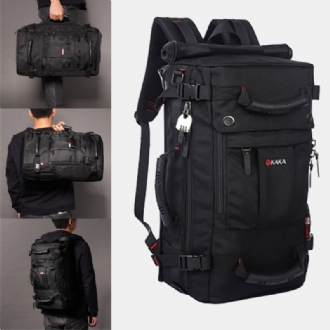 Män Multi-carry Stor Kapacitet Resor Utomhus Multi-function 15.6 Tum Laptop Bag Resväska Ryggsäck