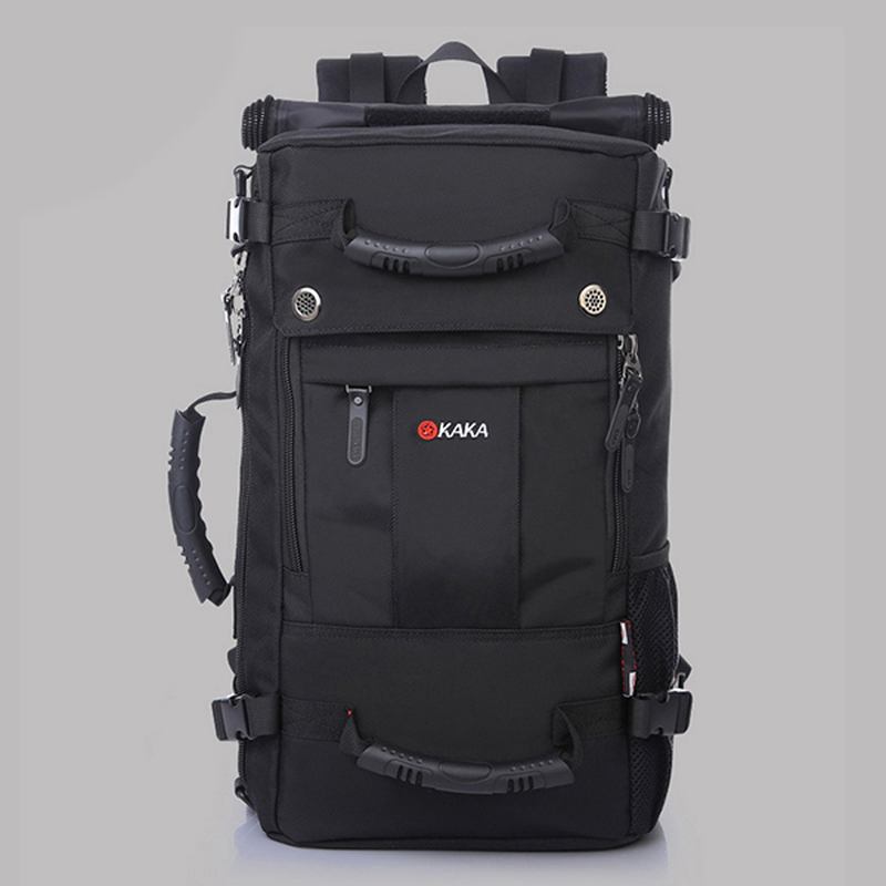 Män Multi-carry Stor Kapacitet Resor Utomhus Multi-function 15.6 Tum Laptop Bag Resväska Ryggsäck