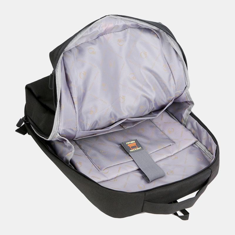 Män Polyester Usb Laddning Stor Kapacitet Business Laptop Bag Ryggsäck