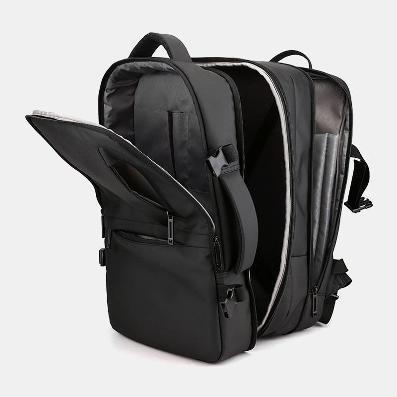 Män Skalbar Kapacitet Stor Kapacitet Business Laptop Bag Ryggsäck