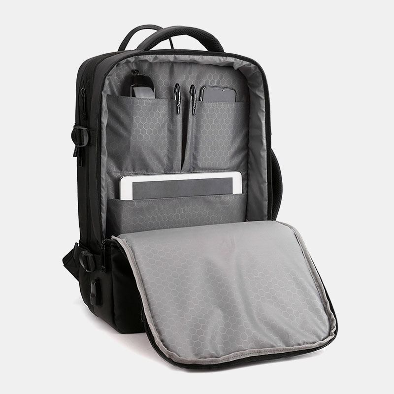 Män Skalbar Kapacitet Stor Kapacitet Business Laptop Bag Ryggsäck