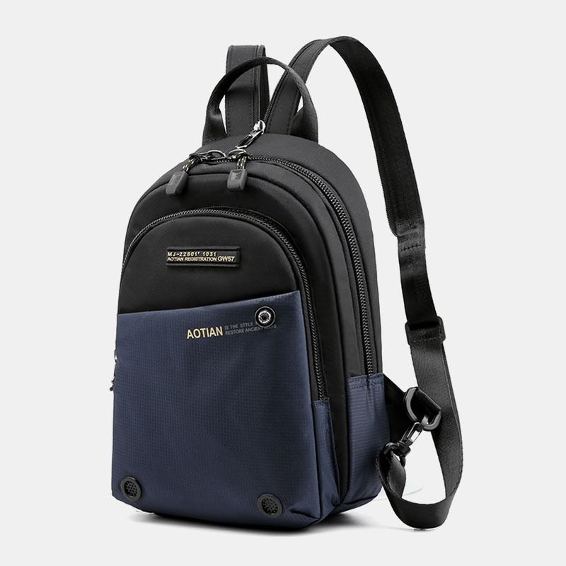 Multifunktionell Ryggsäck För Män Vattentät Multi-carry Crossbody Bag Ryggsäck