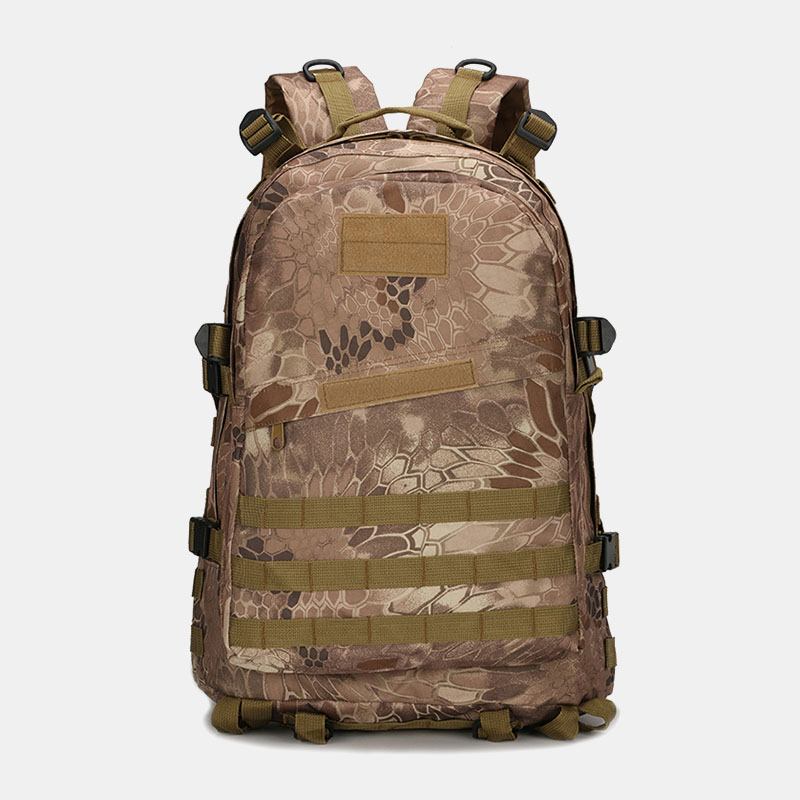 Ryggsäck Med Tre Nivåer Bergsklättring Axel Kamouflage Vattentät Tactical Bag 3d Ryggsäck