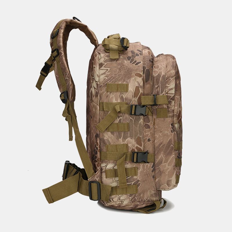 Ryggsäck Med Tre Nivåer Bergsklättring Axel Kamouflage Vattentät Tactical Bag 3d Ryggsäck