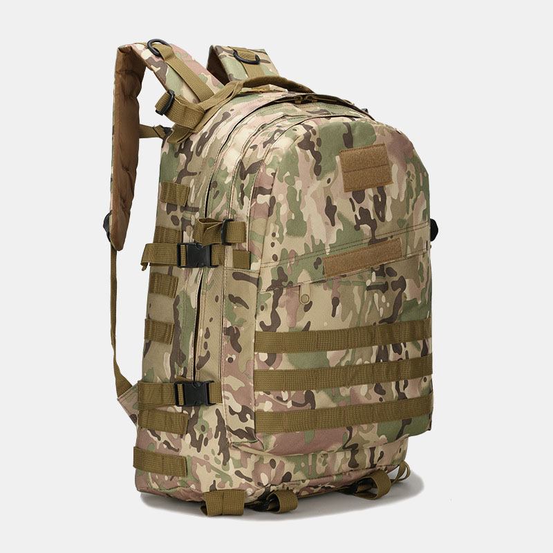 Ryggsäck Med Tre Nivåer Bergsklättring Axel Kamouflage Vattentät Tactical Bag 3d Ryggsäck