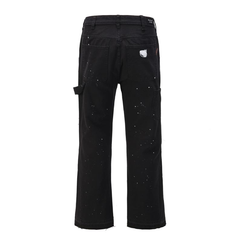 Cargo Pants Retrofit Style Inkjet Flared Byxor