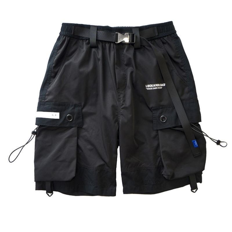 Cargo Shorts Fempunktsbyxor Med Flera Fickor