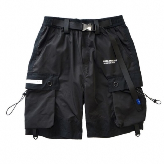 Cargo Shorts Fempunktsbyxor Med Flera Fickor