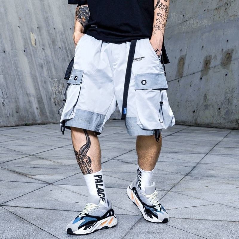 Cargo Shorts Fempunktsbyxor Med Flera Fickor